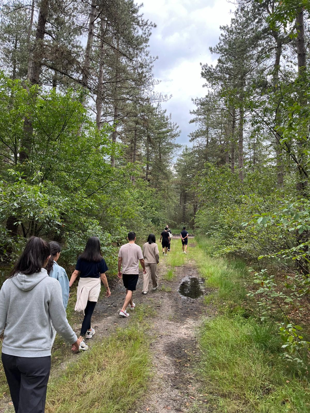 Wandeling groep